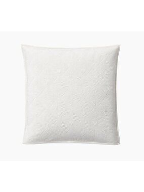 Ralph Lauren Elysia Park Row Euro Sham Chic Cream NEW